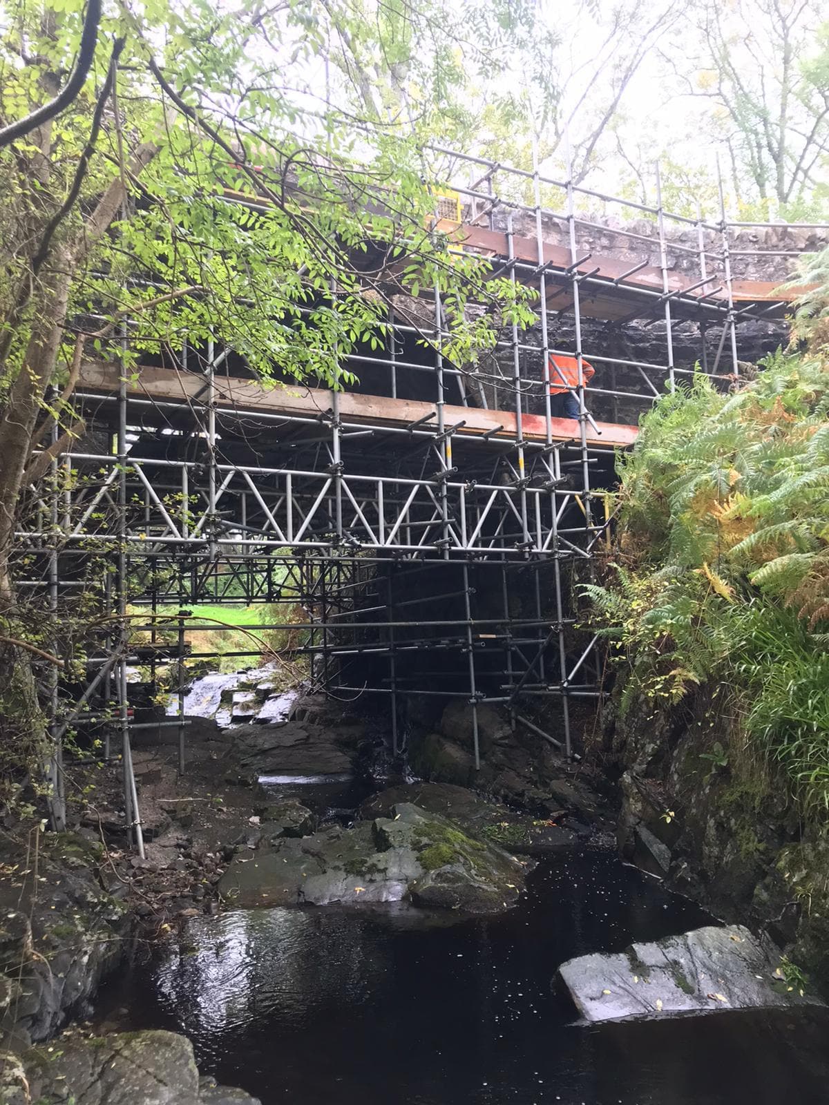 about-img Under bridge scaffolding supplied and fitted by seaboard scaffolding